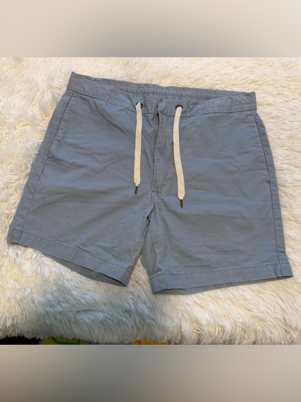 Levi's Light Blue Drawstring Athletic Shorts